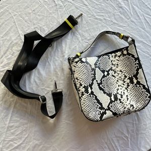 Zara Snakeskin Handbag